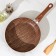 Deep pan Kantry, D = 26 cm, plastic handle, anti -stick coating, brown color