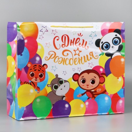 Gift laminated package, packaging, "children", 49 x 40 x 15 cm-7