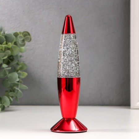 Light "Red Rocket" LED, LAVA, sparkles, from batteries 3HLR44 19 cm Risalux