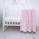 Blanket - "peas" bedspread, size 150x200 cm, pink color