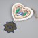 Christmas tree toy "Snow Maiden", from batteries, glow warm white