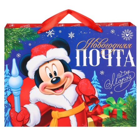 New Year. Gift package, 40x31x11.5 cm, packaging, Mickey Mouse-1