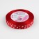 Satin tape "Hearts", 15 mm × 23 ± 1 m, red red No. 33