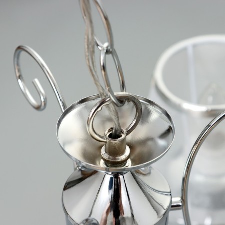 Chandelier 2425/3 E27 40W chrome 52x52x32-60 cm Bayerlux-10