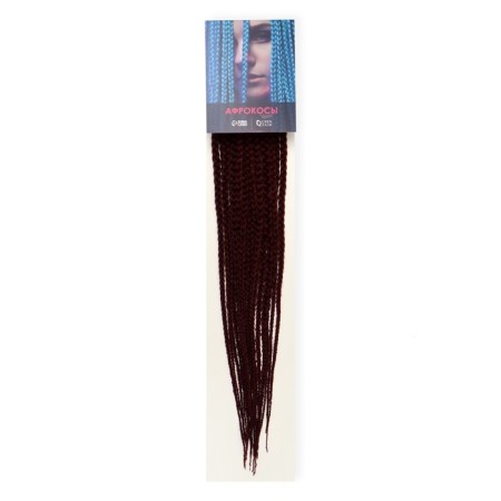 SIM-BRAIDS AFROKOSOS, 60 cm, 18 strands (CE), dark-bearded color (#118)-2