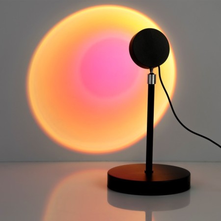 Light device "Sunset", 5 cartridges, height adjustment, multi -plate glow (RGB), 5 V-6