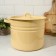 Cylindrical pan, 9 l, induction, without decor, beige color