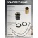 Zein Z2755 sink mixer, square, 35 mm cartridge, stainless steel, satin