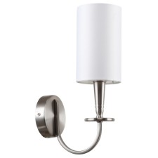 Wall lamp STILFORT 1044/11/01W Flokky, 1x40W, E14, 190x190x325 mm, Nickel color