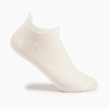 Women's socks shortened, white color, size 36-40