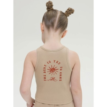 T -shirt for girls, height 86 cm, sandy color