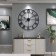 Wall clock, series: loft, "talent", discrete move, D-60 cm