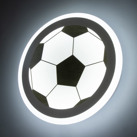 Sconces "Football" LED 27W 4000k black and white 30x30x5cm-4