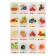 Magnetic set "Letters sticking. Fruits"
