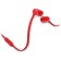 Headphones JBL T110, vacuum, microphone, 100DB, 16 Ohm, 3.5 mm, 1.2 m, red