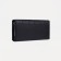 Women's wallet on magnets, black color