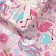 Set of packaging paper glossy "tenderness" 50 × 70 cm, 2 sheets
