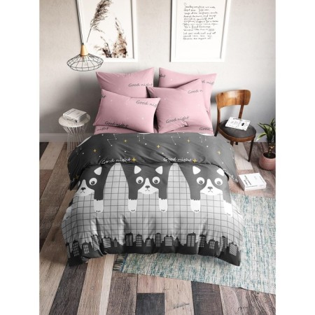 Bed linen duet "Thomas", size 220x240 cm, 145x215 cm - 2 pcs, 50x70 cm - 2 pcs