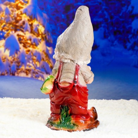Garden figure "Dwarf with a book", 30x28x70 cm-11
