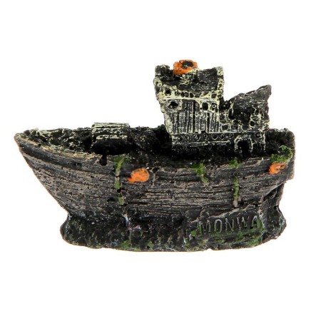 Aquarium decor "Small ship", 7.5 x 5.3 x 2.5 cm-3