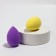 Makeup sponge in the “drop” case, 6 × 4 cm, increases when getting wet, the color of mix
