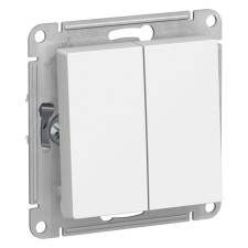 Passing SE AtlasDesign, 10 A, 2 keys, IP20, hidden, white, Atn000165
