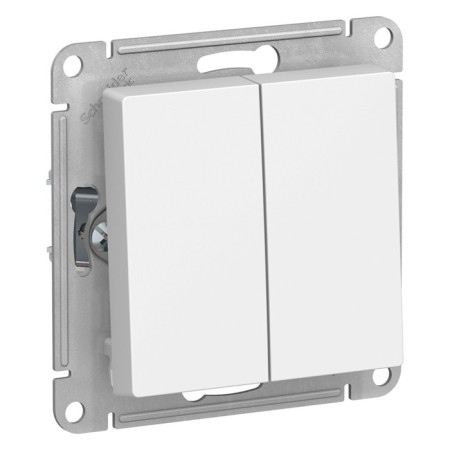 Passing SE AtlasDesign, 10 A, 2 keys, IP20, hidden, white, Atn000165