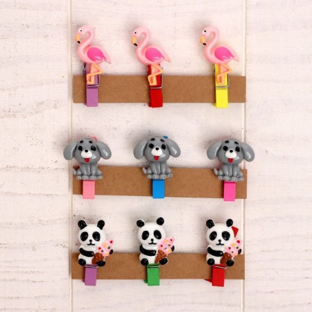 Set for photos and decor "Animals" 12 pcs.-1