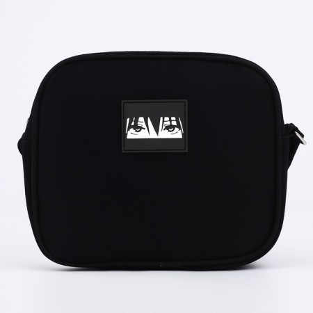 Bag Cross-Bodi with a zipper, black color-2