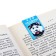 A set of magnetic bookmarks "How fun to read", 4 pcs.