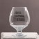 Cognac glass "Alcohol is scary" 265 ml