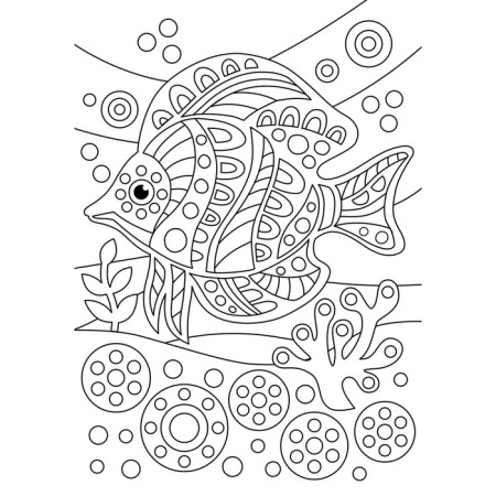 Set for creativity. Coloring "Fish"-1