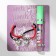 Set 3 objects: 2 bracelets, lip gloat "Demetrons" hearts, black-red color, 6 cm
