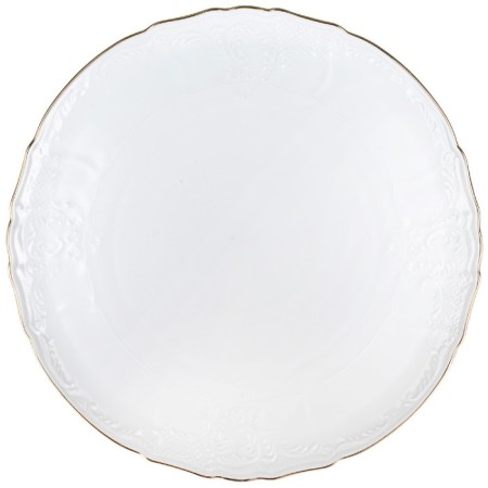 BERNADOTTE cake dish on the cake leg, Gold Golden Decor, 32 cm-1