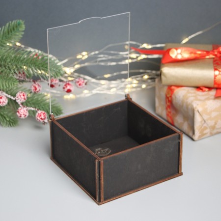 New Year's box "Snake 2025" 6x12x12 cm-3