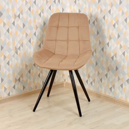 Dining stool Polini Home Verona Sm, beige-black color-7