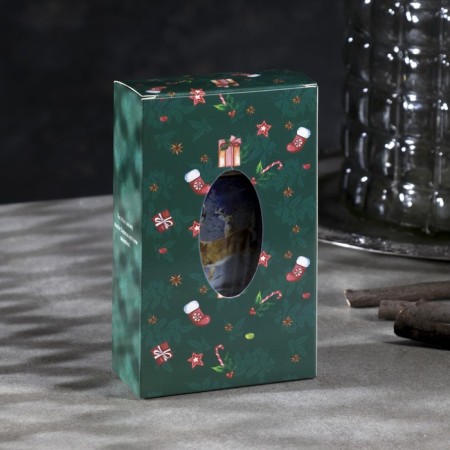 LED figure "Deer in the forest" 7.6 × 13.5 × 3.2 cm, plastic, batteries AG13x3, glow warm white-3