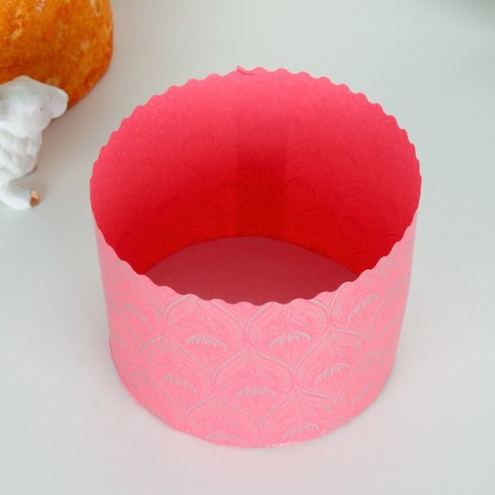 Paper form for cupcake, muffins and kulich "Bright Easter" 134x100 mm-2