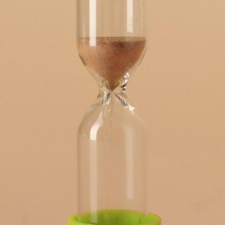 Sanding clock desktop for 5 minutes, H -12 cm, D - 4.4 cm, package package, mix-5