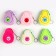 Soft wallet "Avocado" on a key fob, 10 cm, species mix