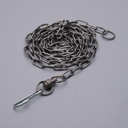 A chain for leaning dogs, 3 m, caliber 3 x 21 mm, black-1