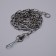 A chain for leaning dogs, 3 m, caliber 3 x 21 mm, black