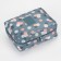 Lightning cosmetic bag, gray-blue color
