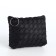 Women's wallet with lightning, black color