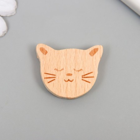 Bead for creativity tree "kitten" 3.1x2.5 cm