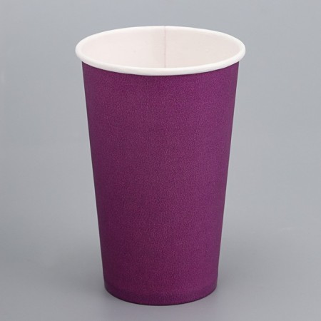 Paper glass "purple" 450 ml, diameter 90 mm