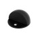 Hoping Lockland stop, with fasteners, d = 40 mm, h = 25 mm, black color black