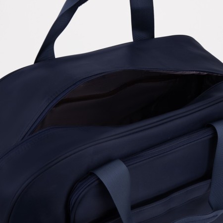 Road bag on lightning, 2 external pockets, a long belt, blue color-2