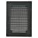 Ventilation grate "Vento" 1825VR, 180x250 mm, with a grid, detachable, graphite
