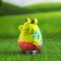 Garden figure "Frog in a vest" 15cm